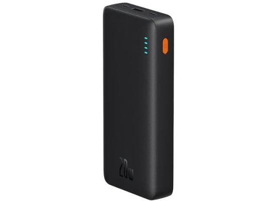 Baseus Airpow Fast Charge Power Bank 20000mAh 20W  Cluster Black (With Simple Series Containing universal USB to Type-C 50cm Black）
